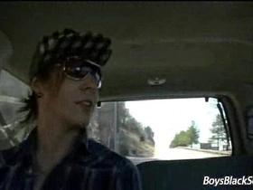 Blacks on boys - bareback gay interracial hardcore fucking 09