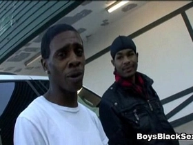 Interracial bareback hardcore teen sex 22