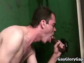 Gay gloryhole and interracial handjob video 21