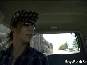 Blacks on boys - interracial hardcore gay cock sucking 09