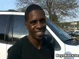 Interracial bareback hardcore teen sex 15