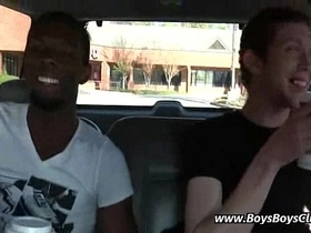 Interracial gay bareback porn video 07