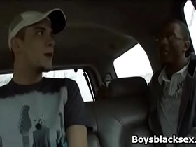 Blacks on boys - interracial hardcore gay fucking 10