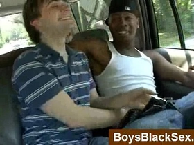 Blacks on boys - interracial gay porno movie13