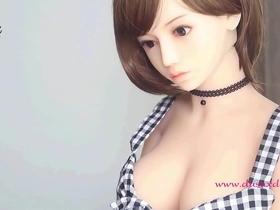 145cm (4ft9in)  real life size cheap silicone love doll-diana