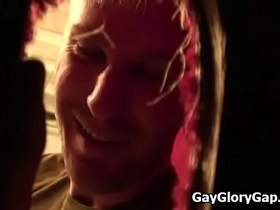 Gay interracial gloryhole fuck and dick rubbing 10